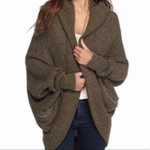 cocoon cardigan with pockets